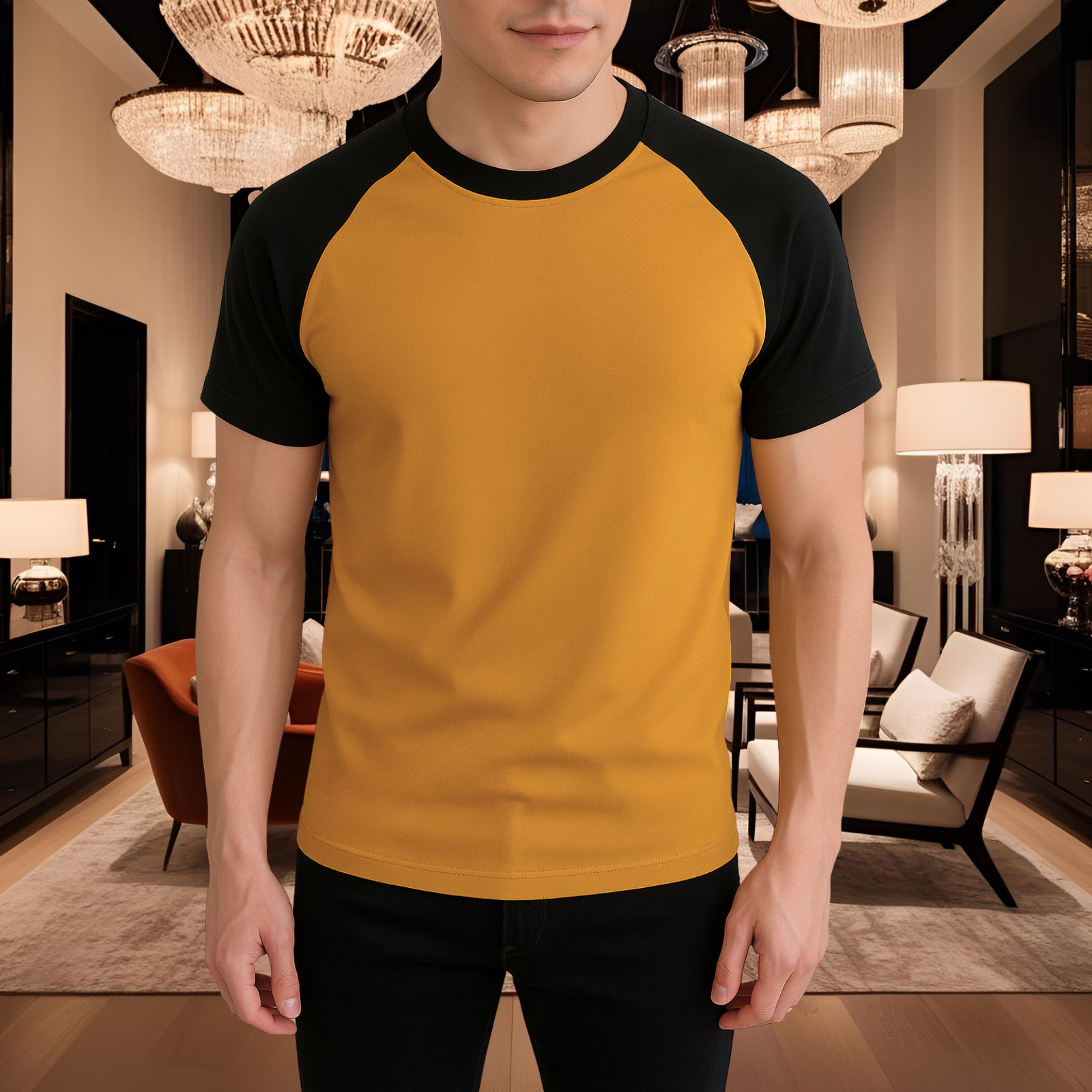 Raglan Half Sleeve Premium T-shirt RG10