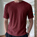 Rib T-Shirt Maroon