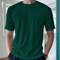 Rib T-Shirt Bottle Green