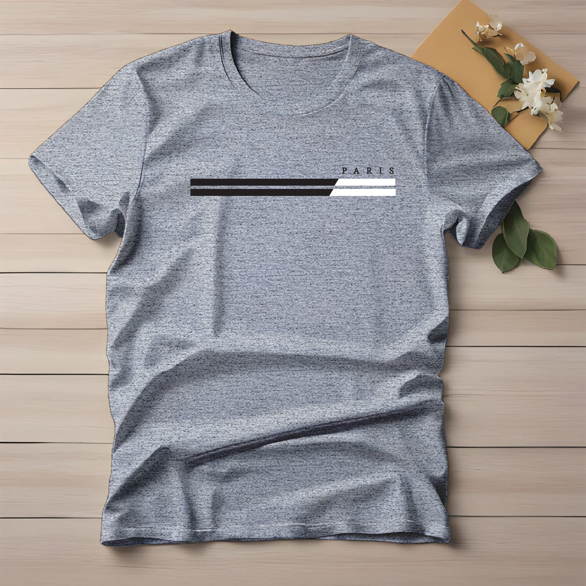 Half Sleeve t-shirt print PARIS 2 LINE