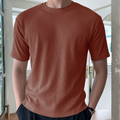 Rib T-Shirt Rust