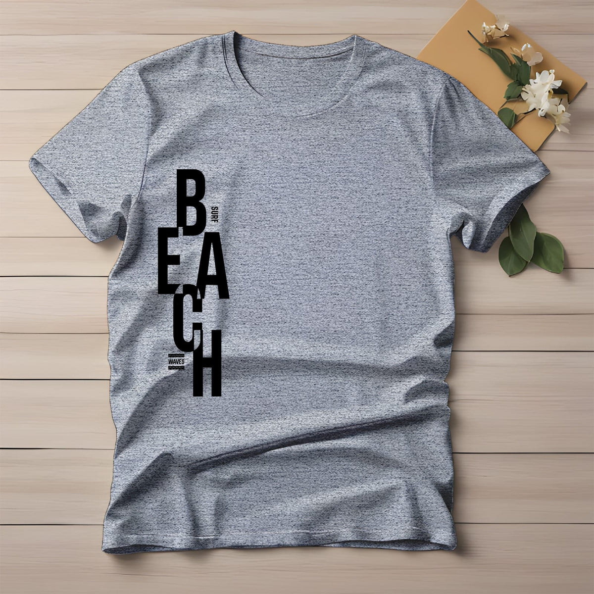 Half Sleeve t-shirt print BEACH