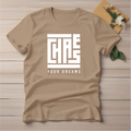 Half Sleeve t-shirt print Chase Your Dreams