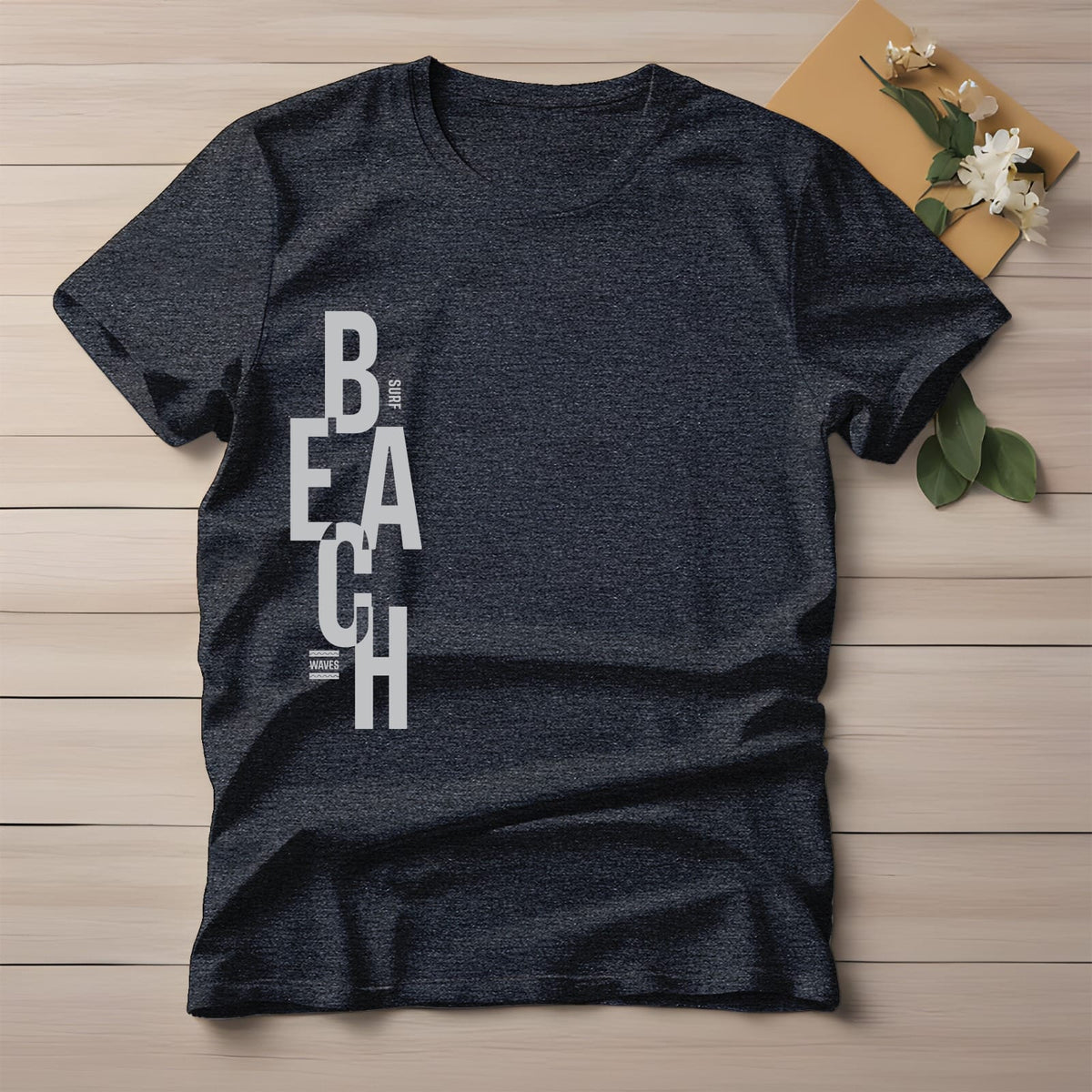 Half Sleeve t-shirt print BEACH