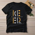 Half Sleeve t-shirt print KEEP GOING