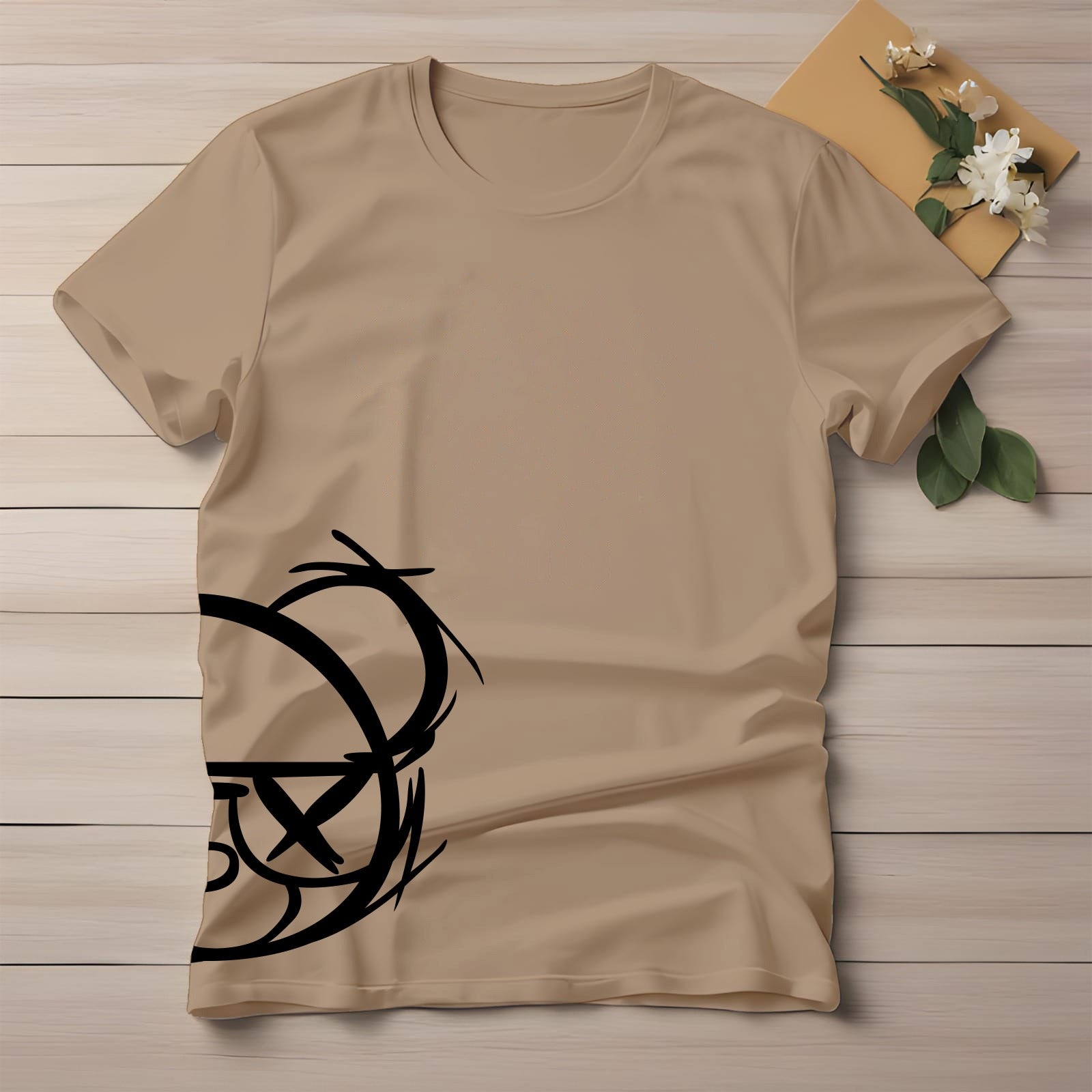 Half Sleeve t-shirt print HAM LINE