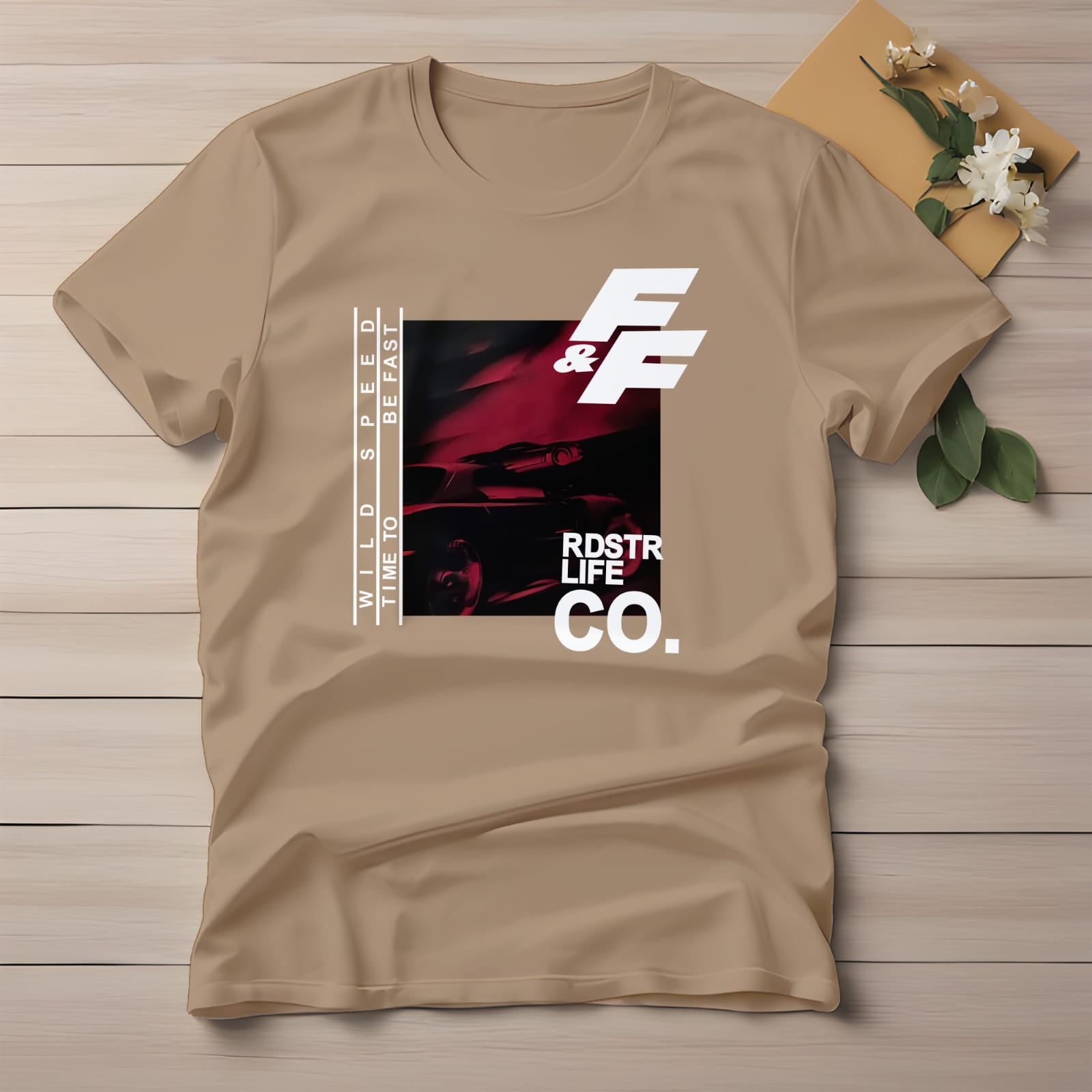 Half Sleeve t-shirt print FF