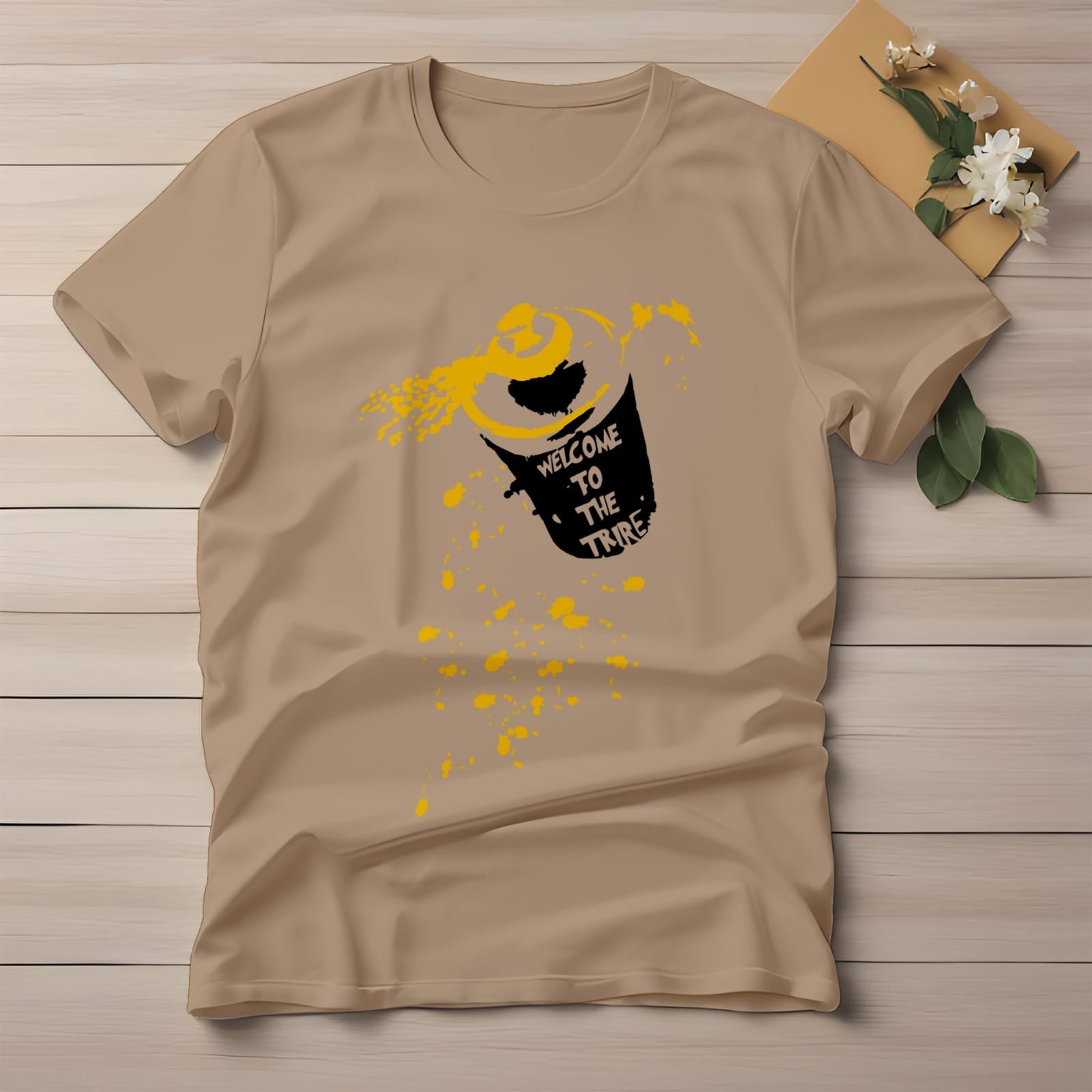 Half Sleeve t-shirt print ALADDIN