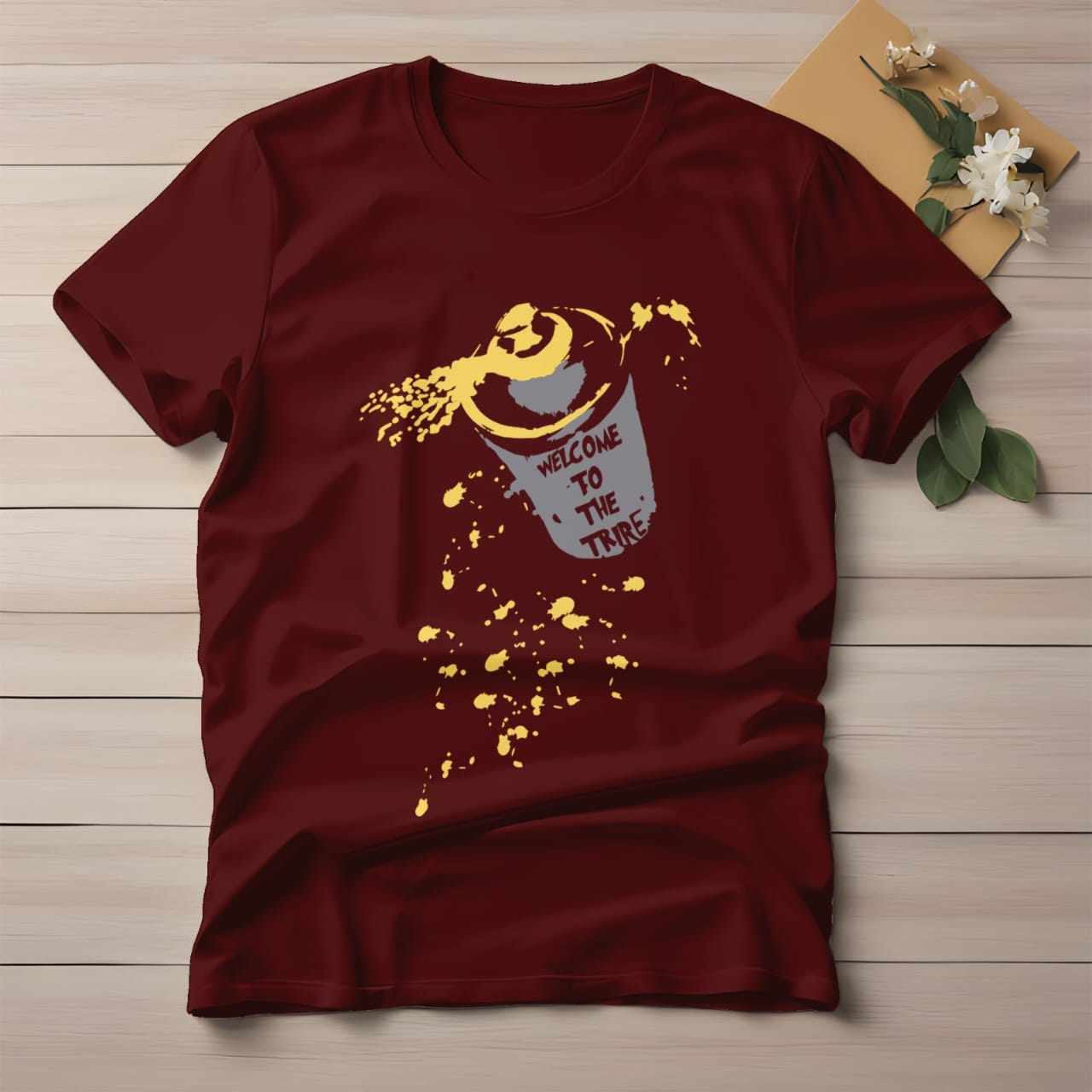 Half Sleeve t-shirt print ALADDIN