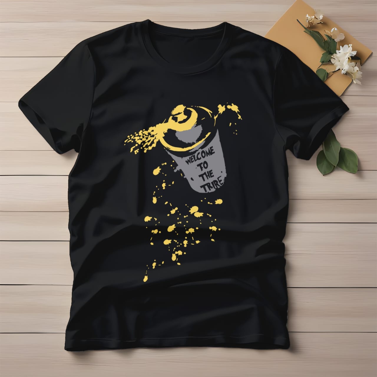 Half Sleeve t-shirt print ALADDIN