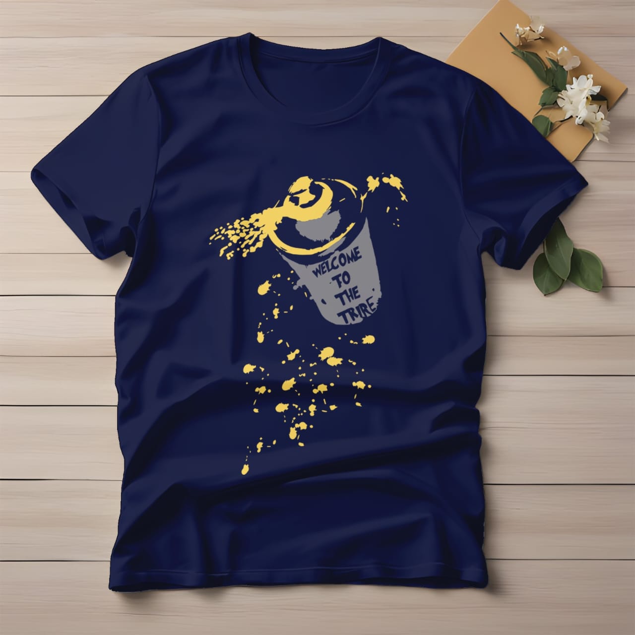 Half Sleeve t-shirt print ALADDIN