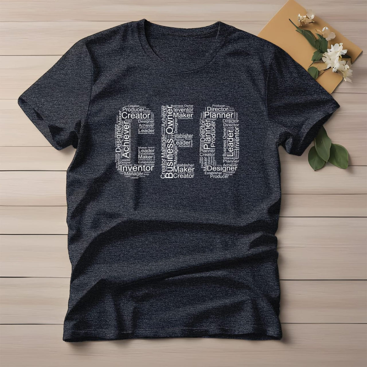 Half Sleeve t-shirt print CEO