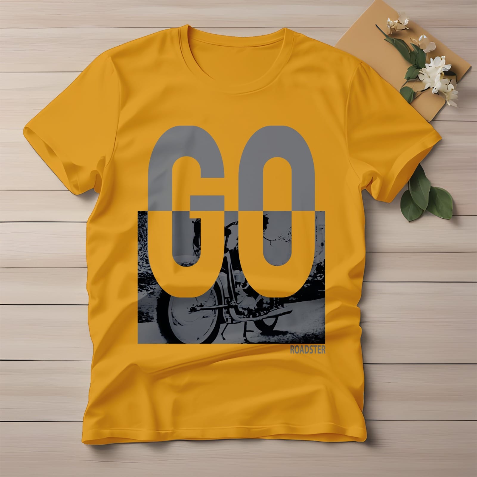 Half Sleeve t-shirt print GO