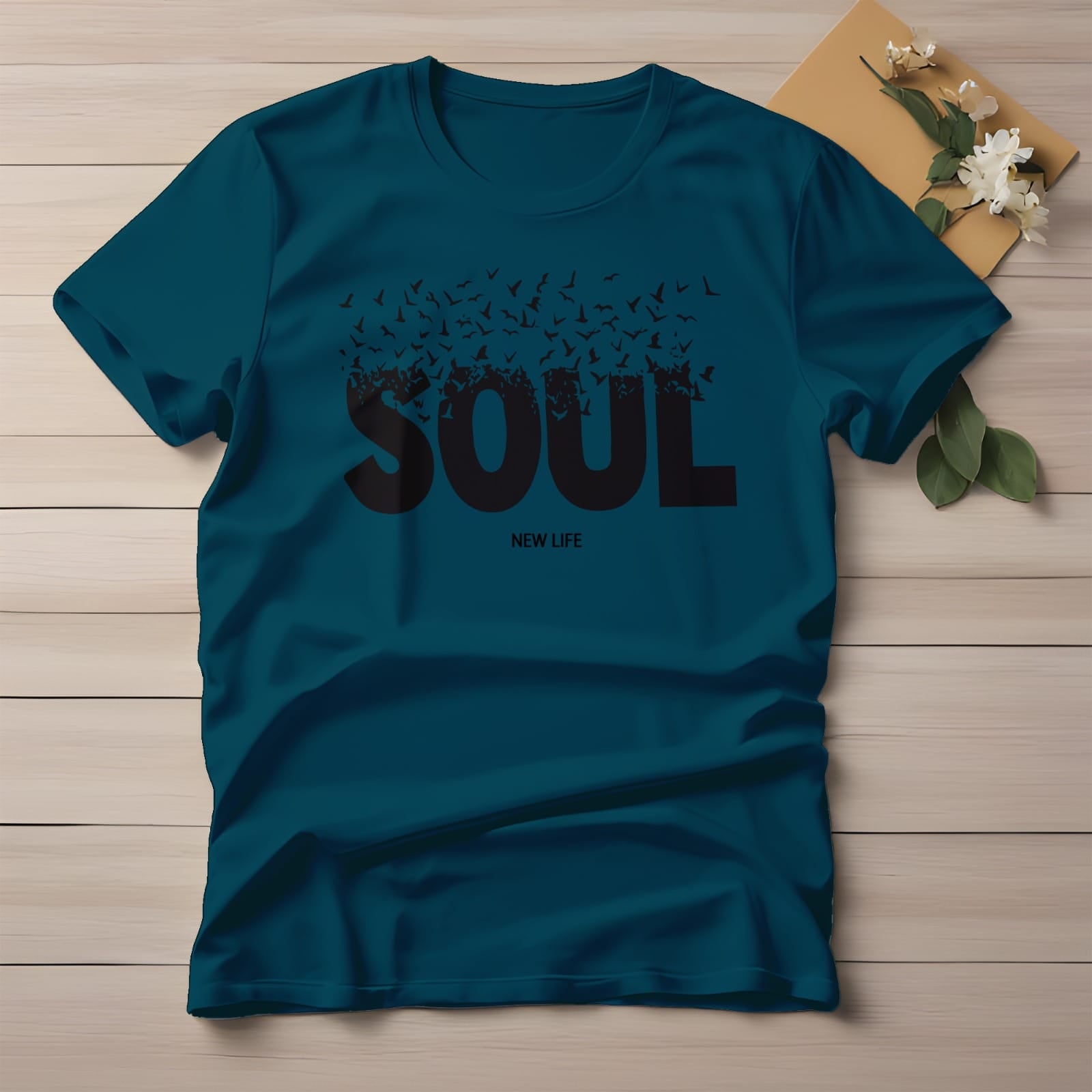 Half Sleeve t-shirt print SOUL