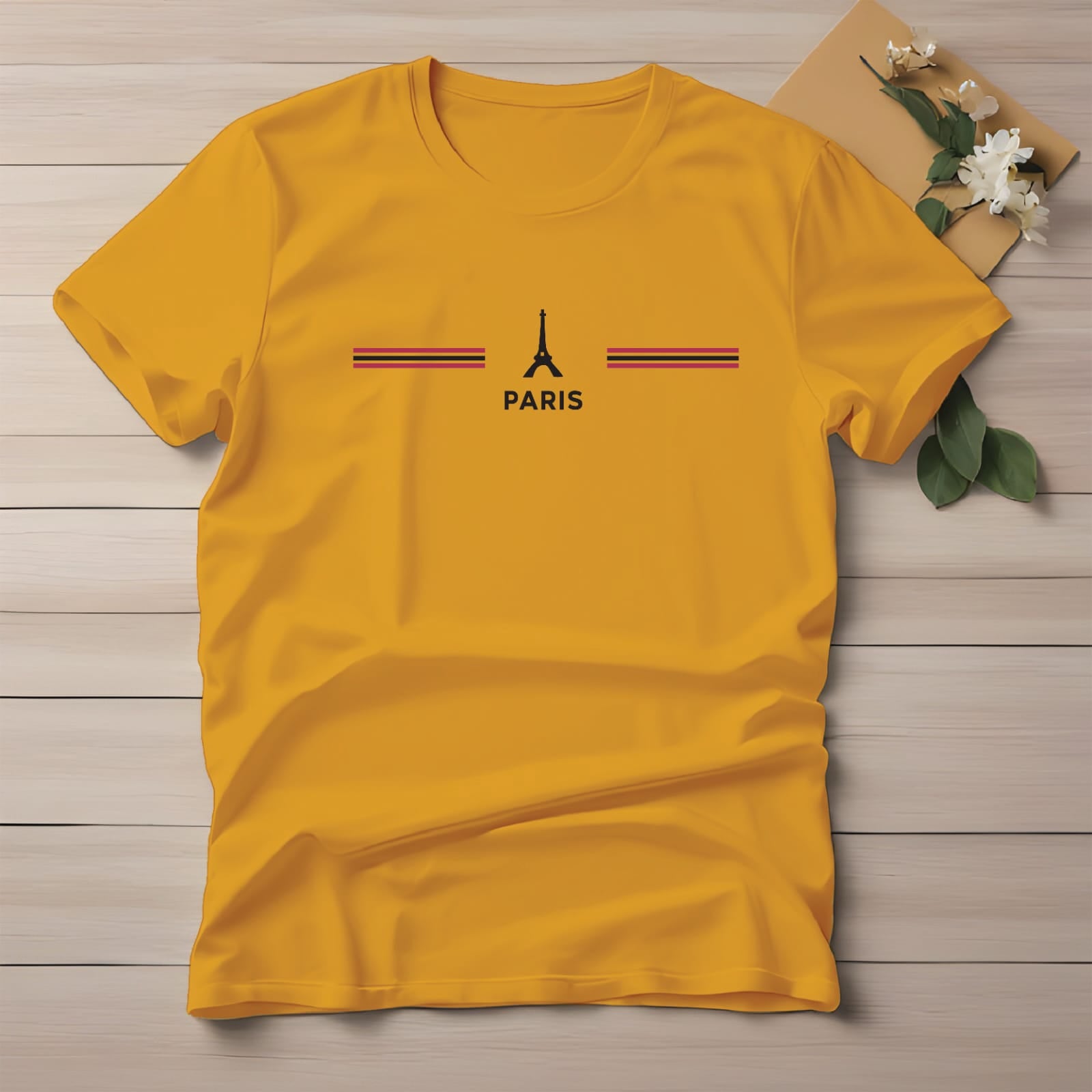 Half Sleeve t-shirt print PARIS
