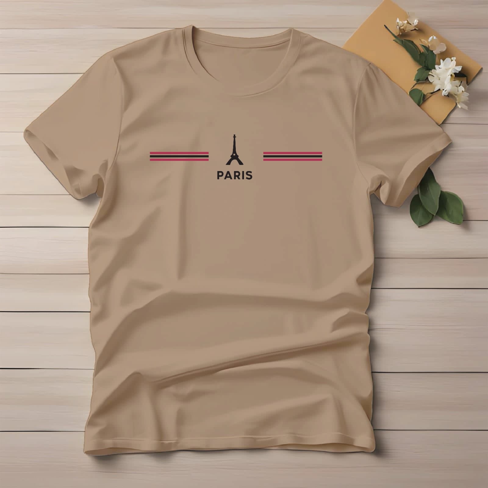 Half Sleeve t-shirt print PARIS