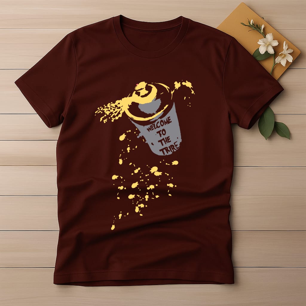 Half Sleeve t-shirt print ALADDIN