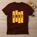 Half Sleeve t-shirt print Lost