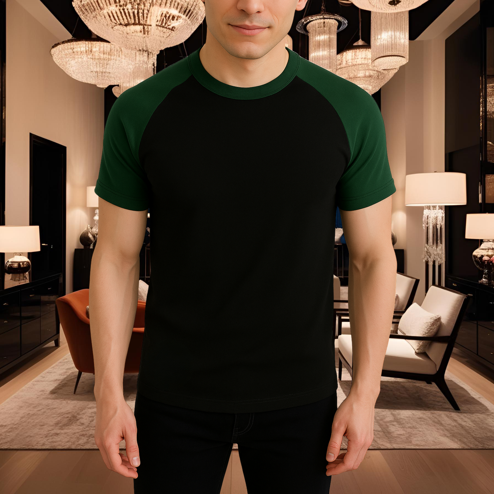 Raglan Half Sleeve Premium T-shirt RG4