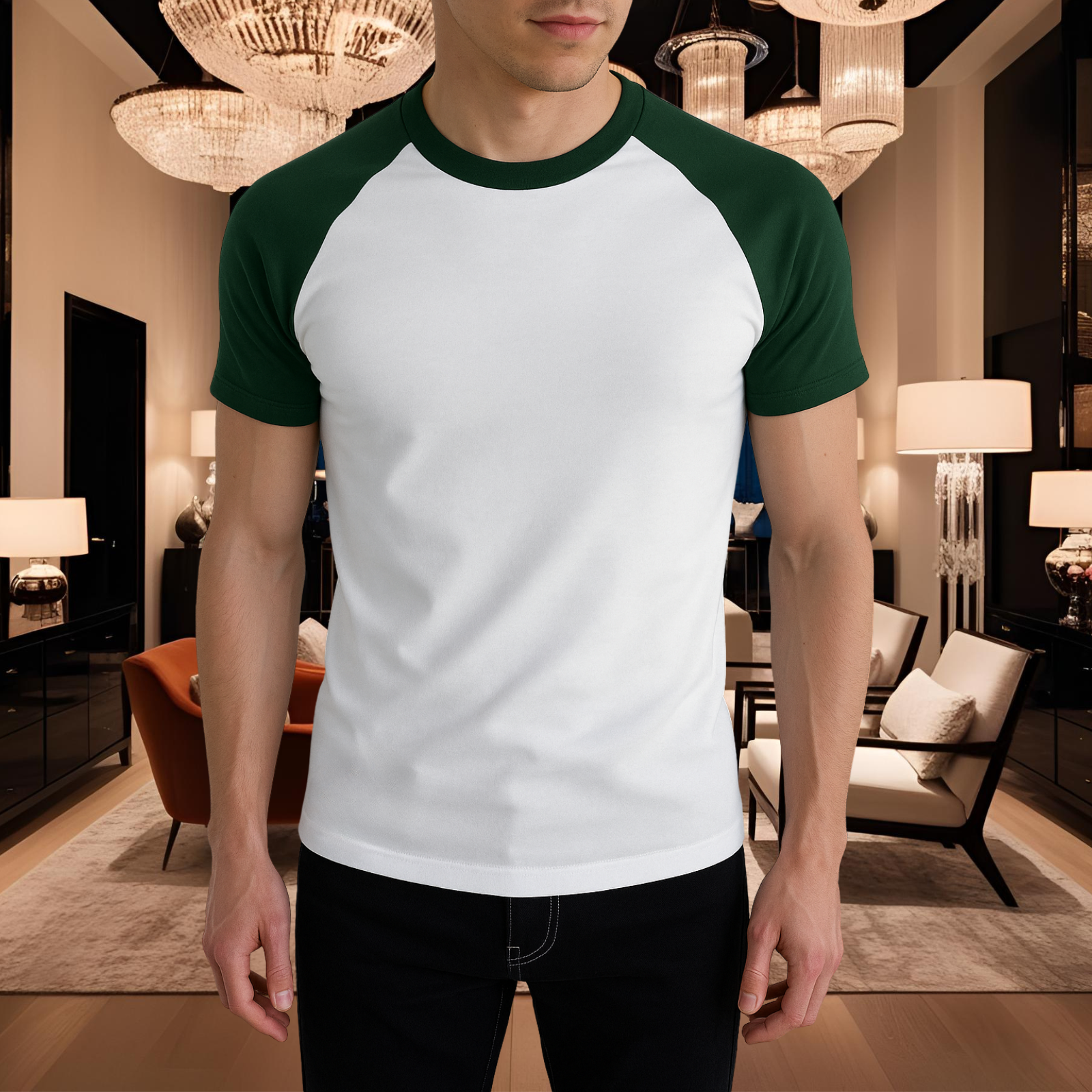 Raglan Half Sleeve Premium T-shirt RG7