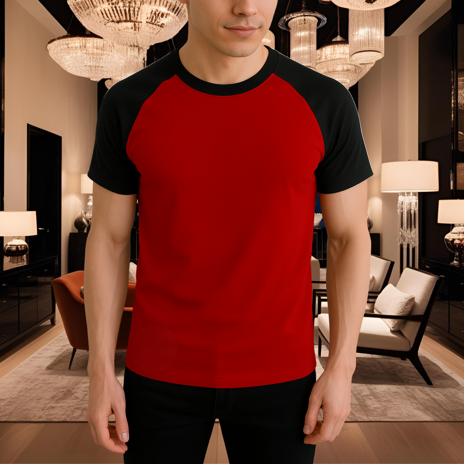 Raglan Half Sleeve Premium T-shirt RG9